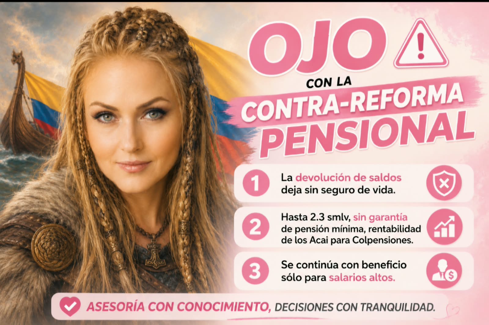 Puntos clave de la contra-reforma pensional